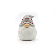 Christmas Elf Candy Jar, Whimsical Holiday Kitchen Decor, Ceramic Elf Treat Container